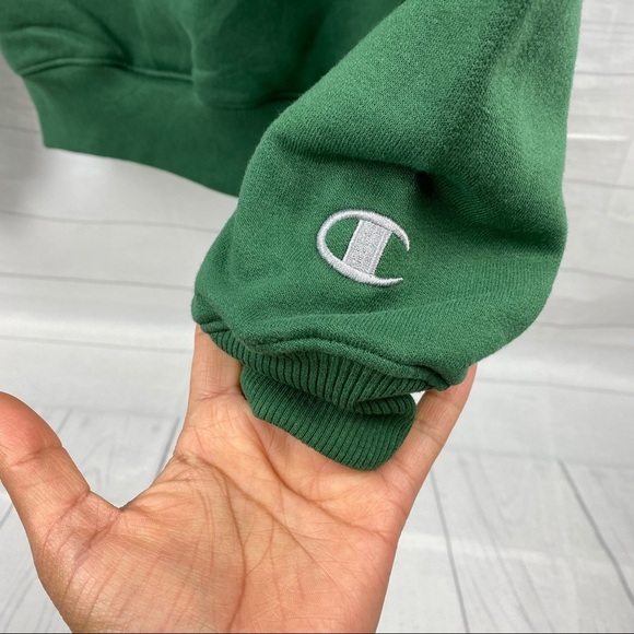 Champion | Women’s Green Hoodie - Picture 3 of 4